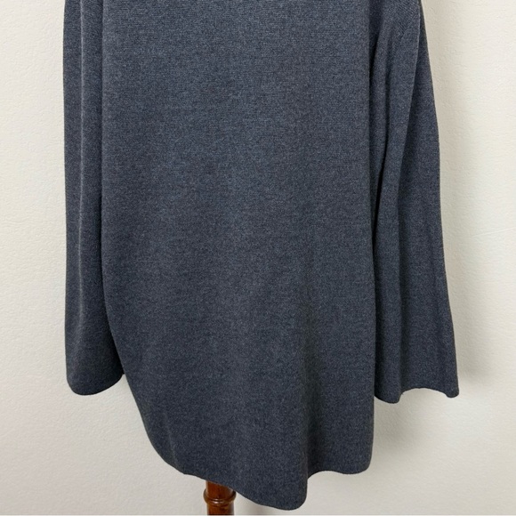 J. Crew Sophie Open-Front Sweater-Blazer in Heather Charcoal Gray - Picture 12 of 15